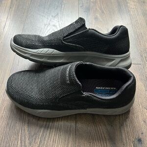 Skechers Men's Black Slip-On Sneakers